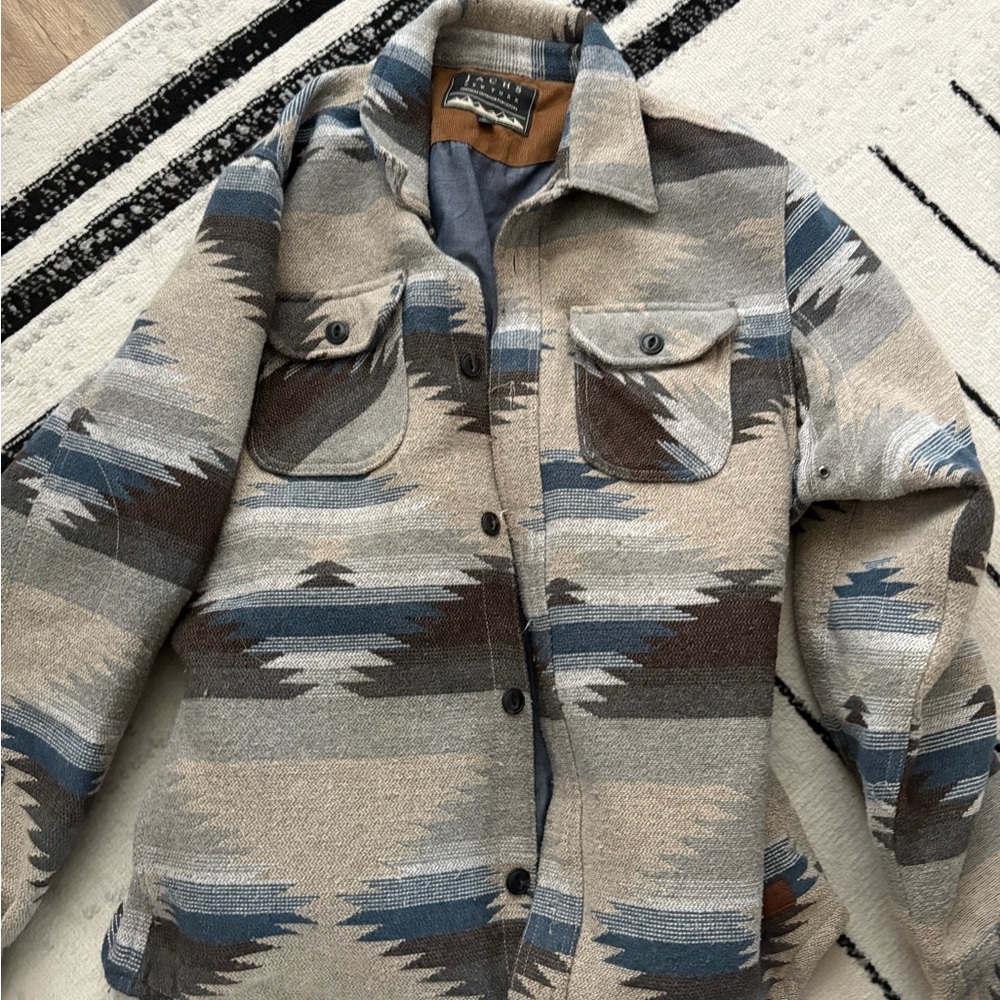 Jachs Multicolor Patterned Jacket